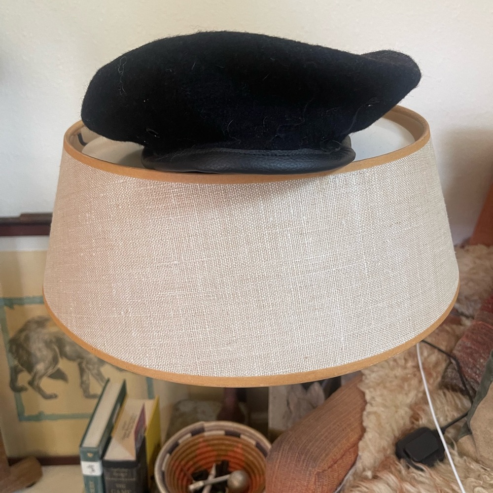 SOLD Black Beret Hat